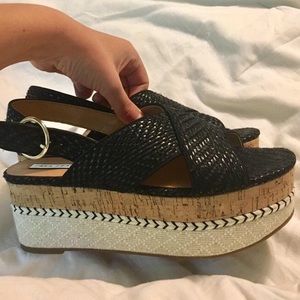 ZARA Platform wedge heels